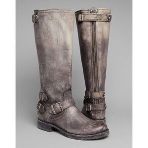 Frye Veronica Back Zip Stone Wash Boots